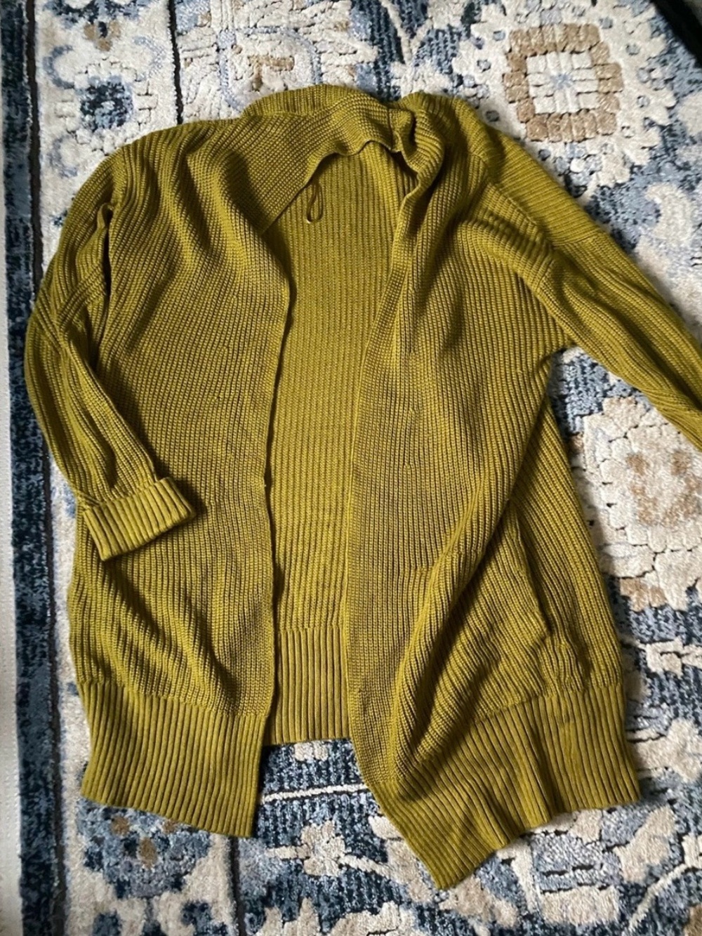 Lululemon Open-Front Longline Women's Cardigan Sweater size Large - Picture 3 of 3